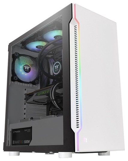 Корпус Thermaltake H200 TG RGB белый