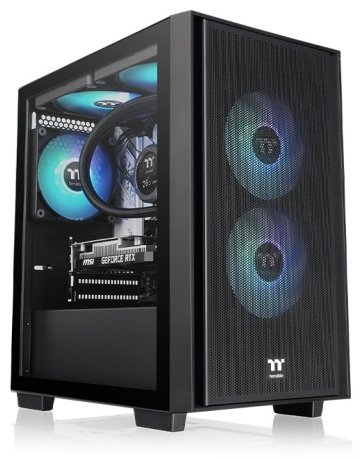 Корпус Thermaltake Versa H16 TG ARGB черный купить,NaN
