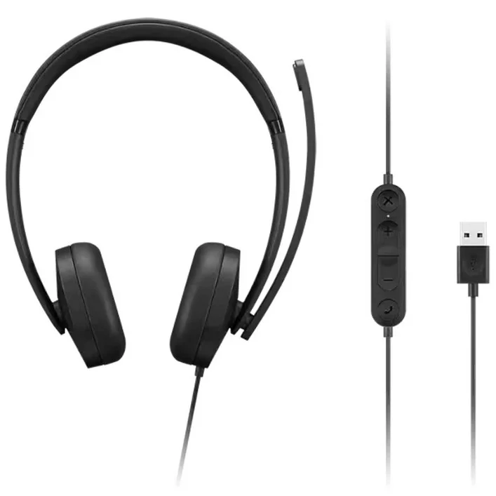 Наушники Lenovo Audio Bo Wired On-Ear Gen 2 4XD1P83425 Black