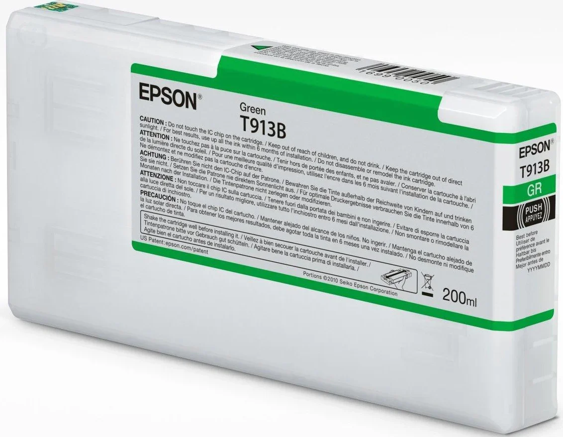 Картридж Epson C13T913B00 SC-P5000 200ml Green 