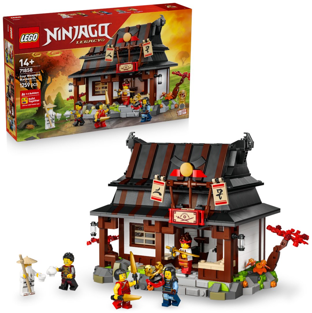 Конструктор LEGO Кузница «Четыре оружия» 71858, деталей 1259 шт