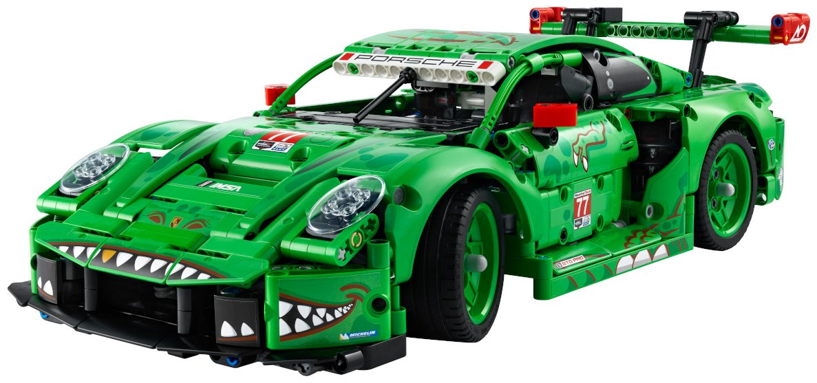 Конструктор LEGO Гоночный автомобиль Porsche 911 GT3 R REXY AO Racing 42224, деталей 1313 шт