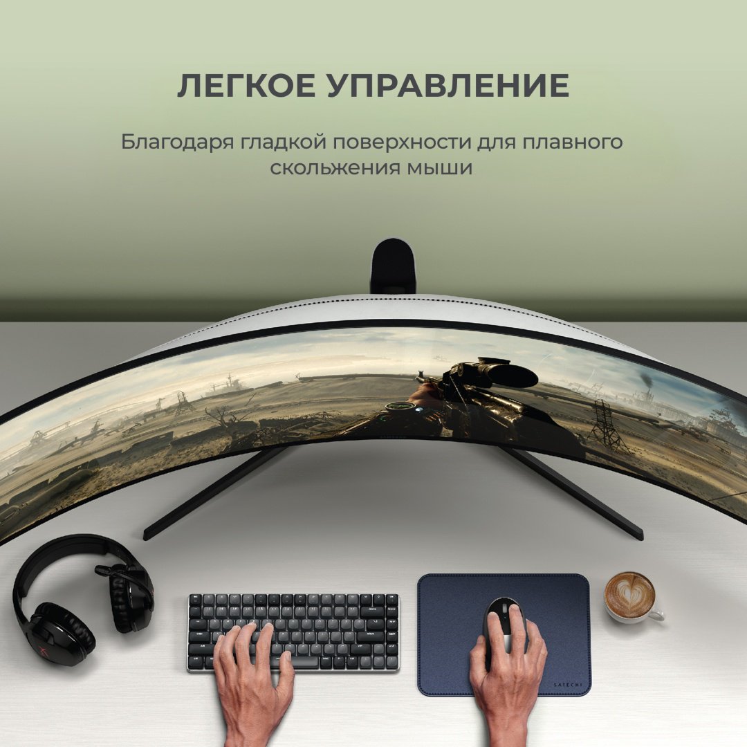 Коврик для мыши Satechi ST-LMPB 249x190x3 мм синий
