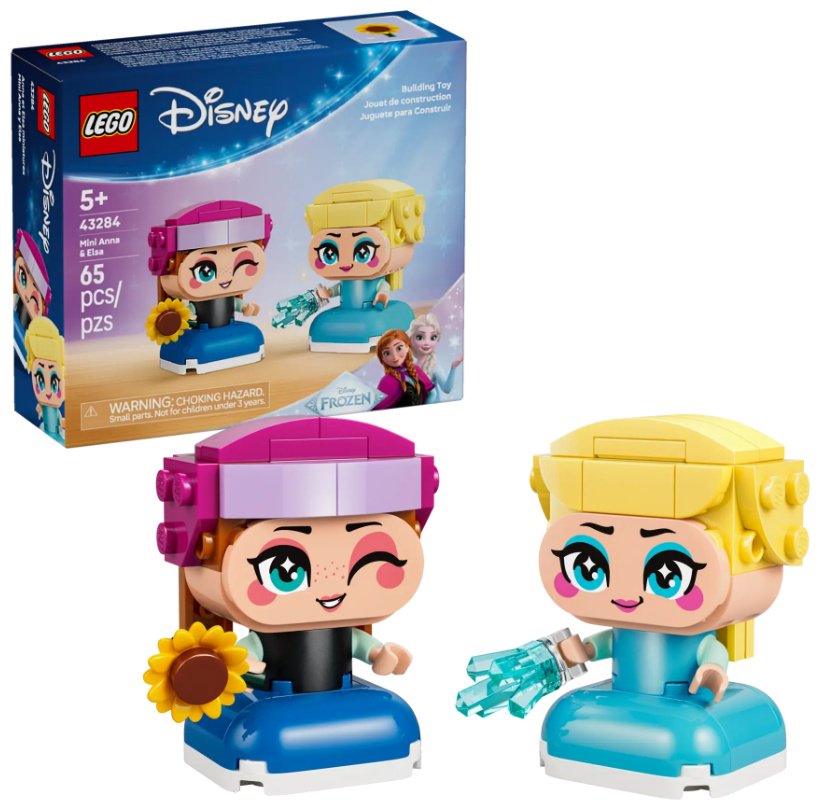 Конструктор LEGO Disney 43284 Мини Анна и Эльза 43284, деталей 65 шт купить,NaN