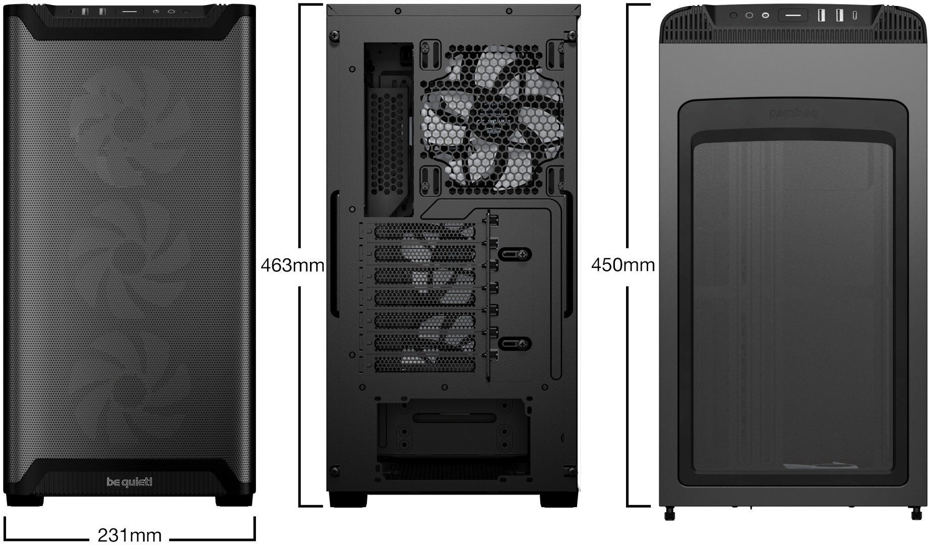 Корпус Be quiet Pure Base 501 LX Black черный