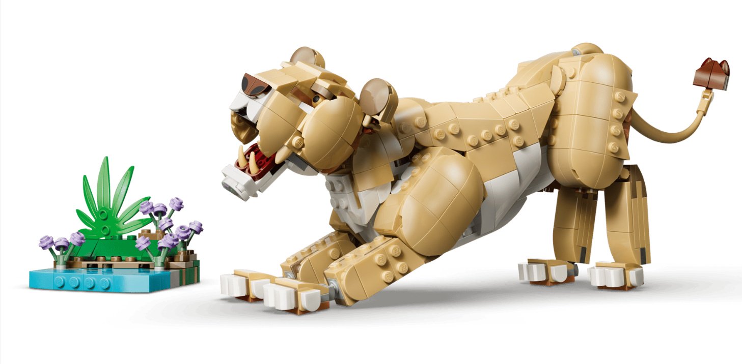 Конструктор LEGO Creator 3в1 лев 31386, деталей 839 шт купить,59906