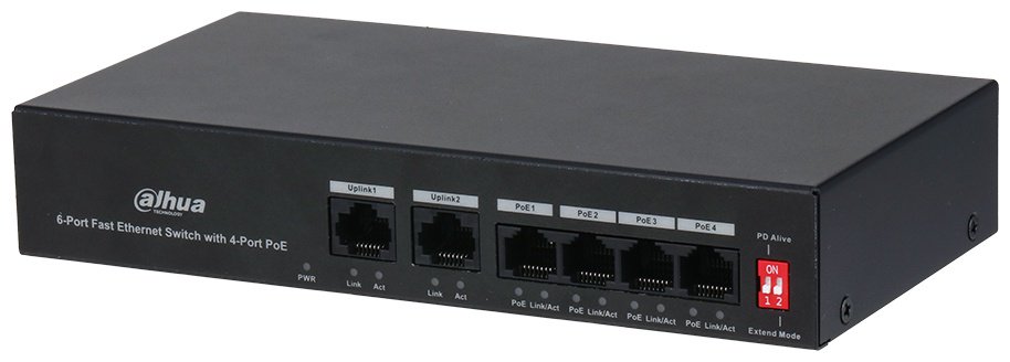 Коммутатор Dahua DH-S3006-4ET-45