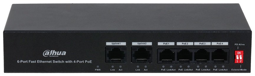 Коммутатор Dahua DH-S3006-4ET-45
