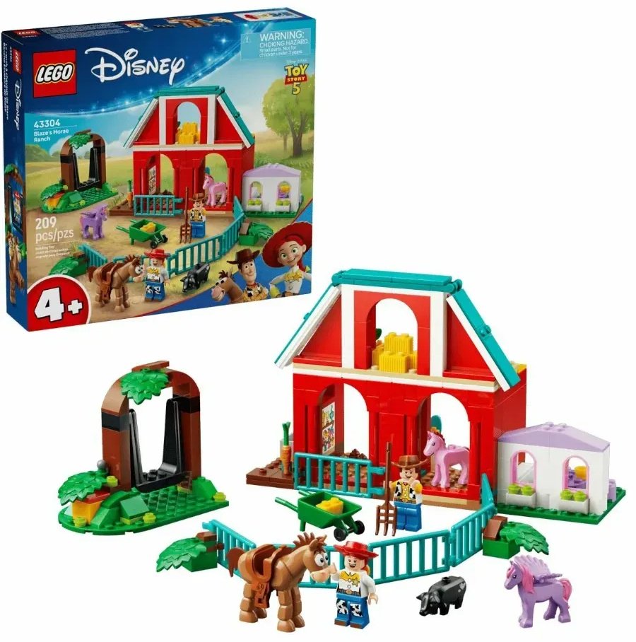 Конструктор LEGO Конструктор LEGO DISNEY Конюшня Блэйза 43304 43304, деталей 209 шт