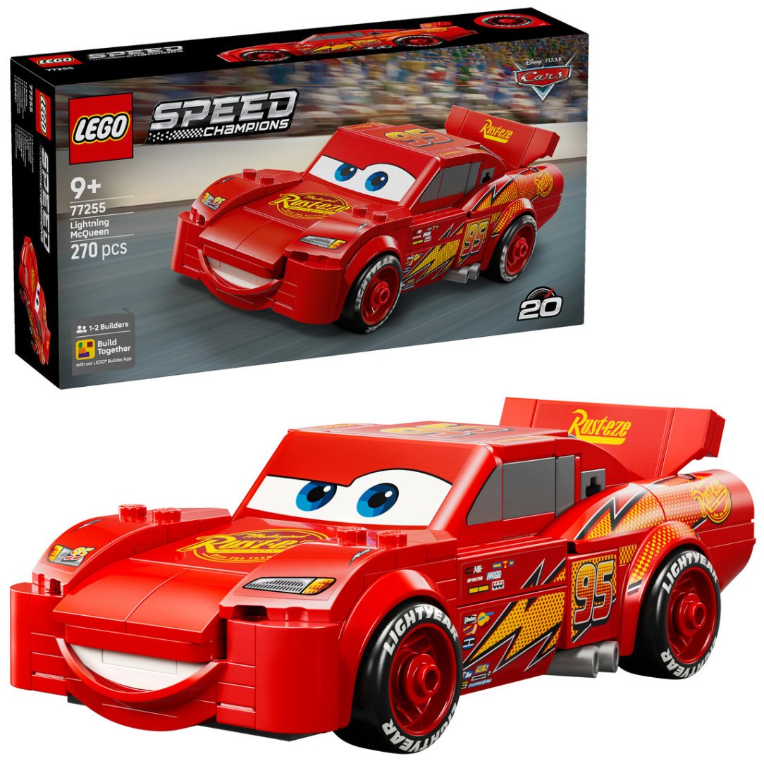 Конструктор LEGO Молния Маккуин 77255, деталей 270 шт