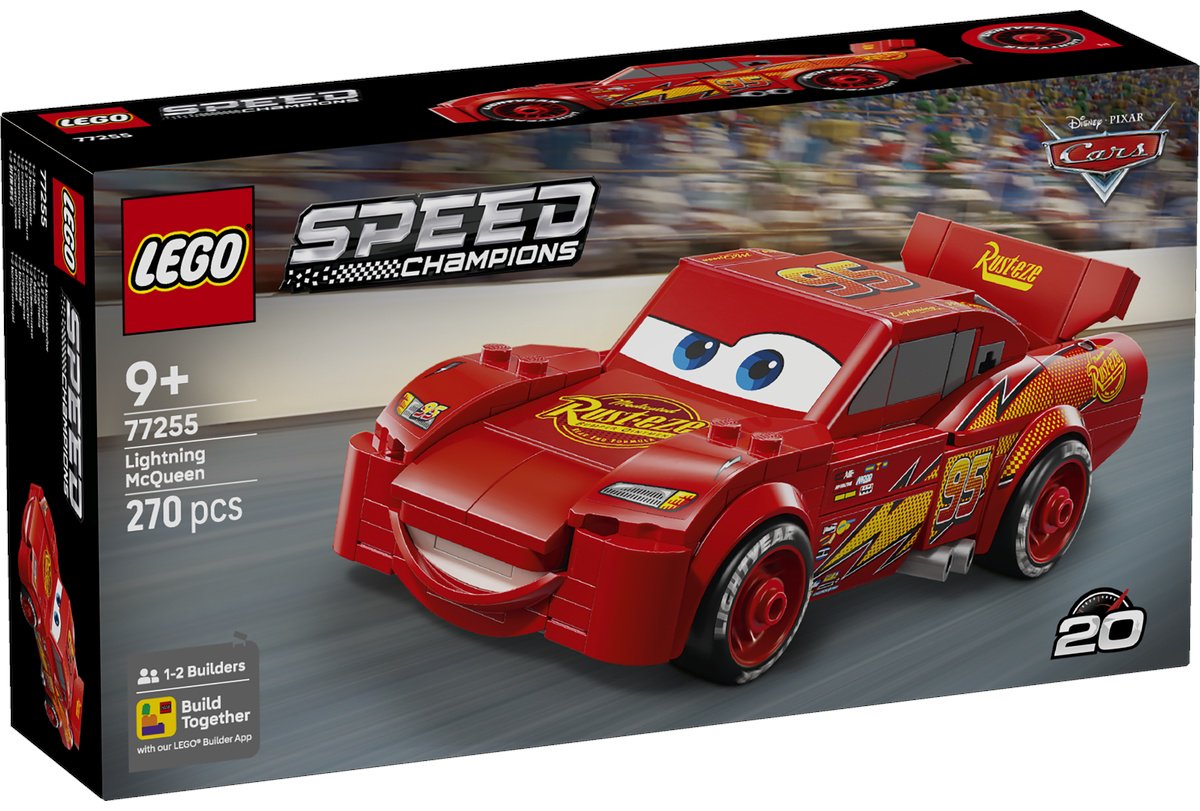 Конструктор LEGO Молния Маккуин 77255, деталей 270 шт