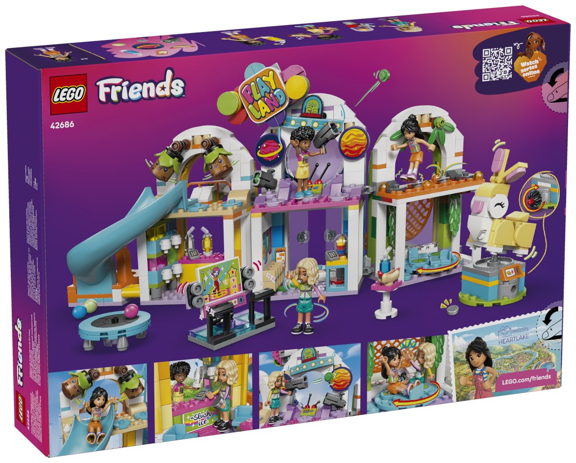 Конструктор LEGO Веселая крытая игровая площадка 42686, деталей 668 шт
