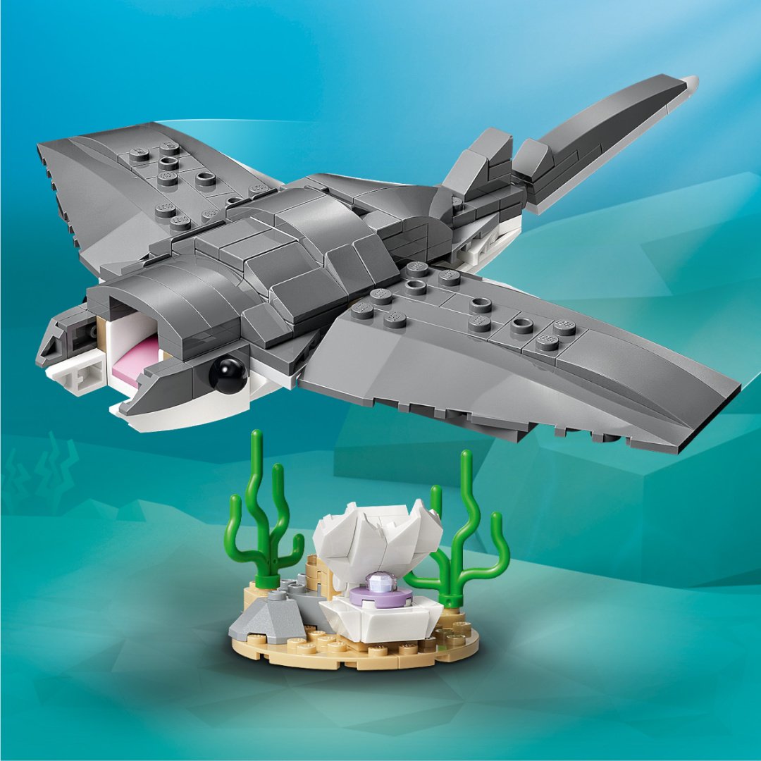 Конструктор LEGO Злобная акула и сундук с сокровищами 31381, деталей 379 шт купить,26109