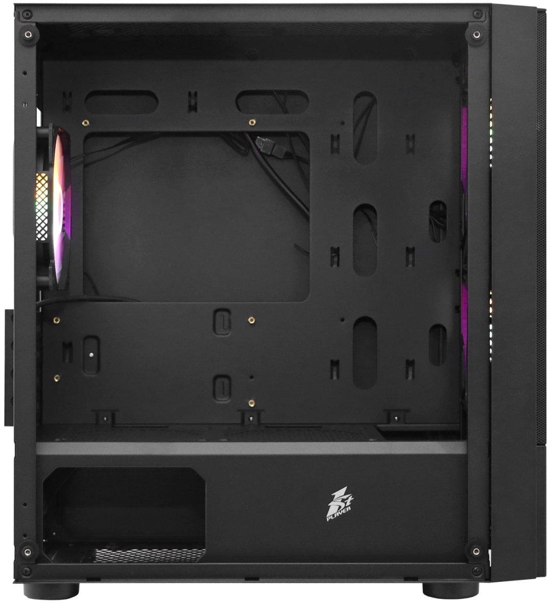 Корпус 1STPLAYER FIREBASE X4-M-BK-2F1P-1F1 черный