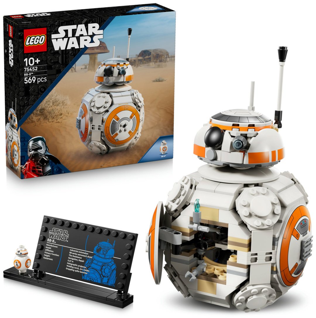 Конструктор LEGO Астромеханический дроид BB-8 Star Wars 75452, деталей 569 шт