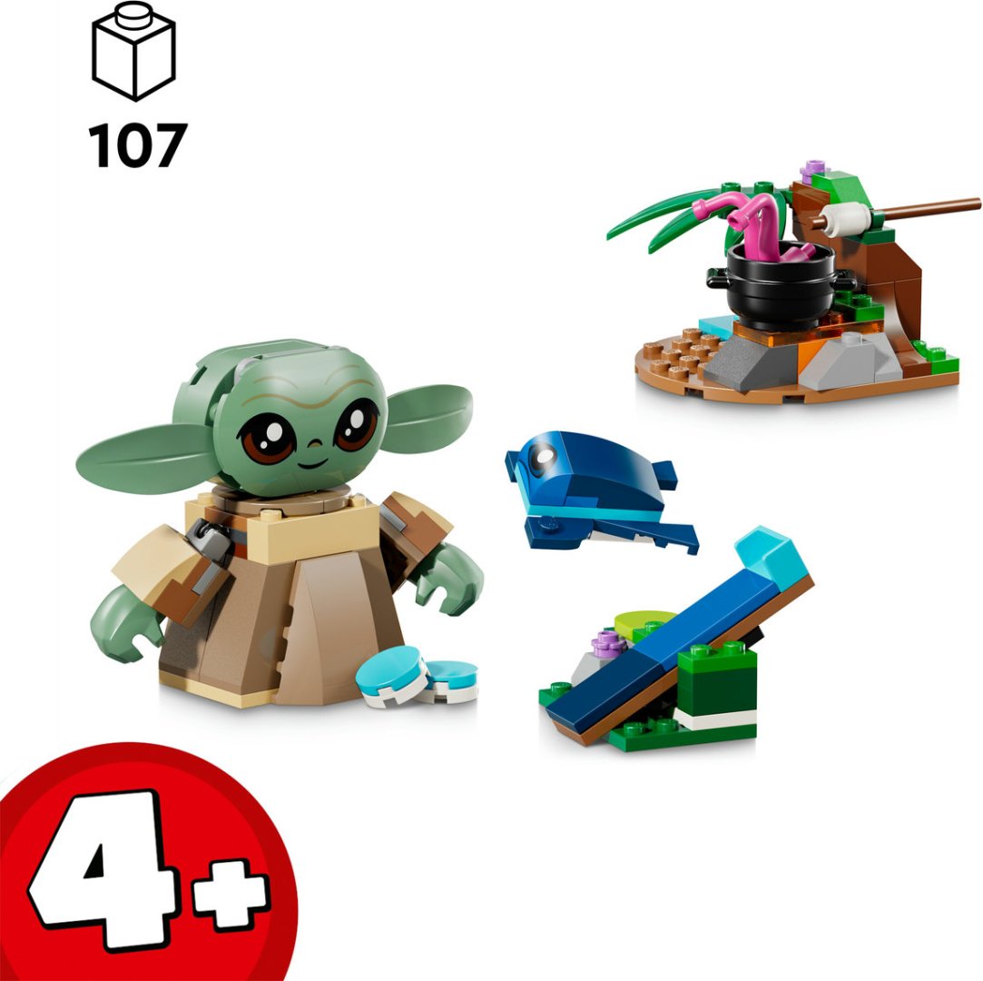 Конструктор LEGO Дом Грогу Star Wars 75443, деталей 107 шт