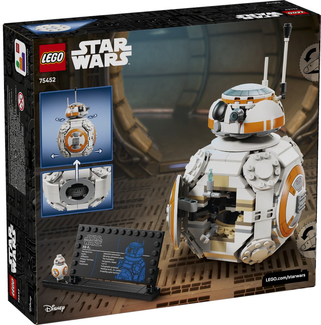 Конструктор LEGO Астромеханический дроид BB-8 Star Wars 75452, деталей 569 шт