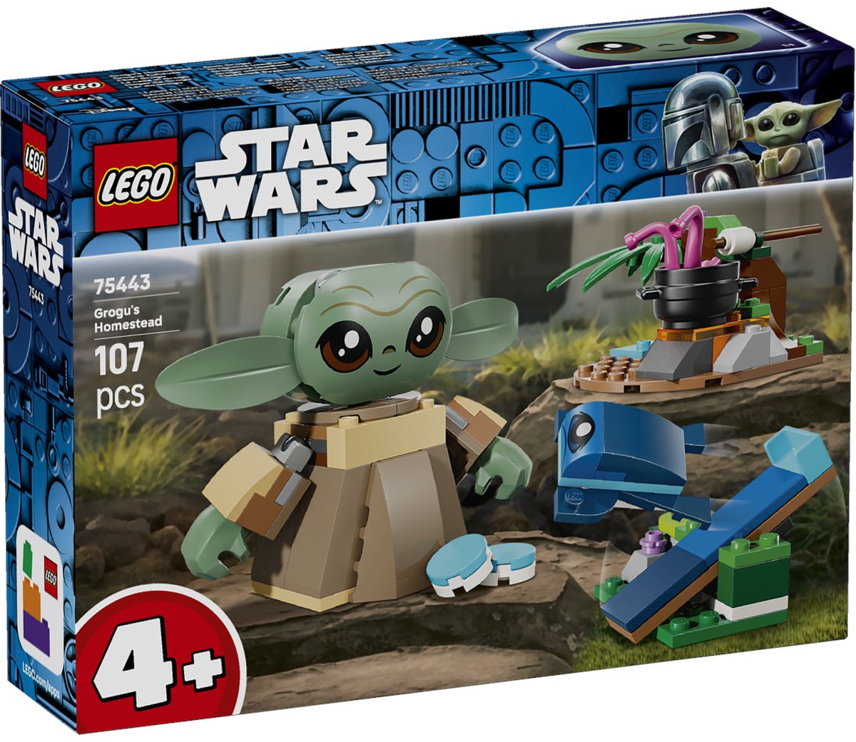 Конструктор LEGO Дом Грогу Star Wars 75443, деталей 107 шт