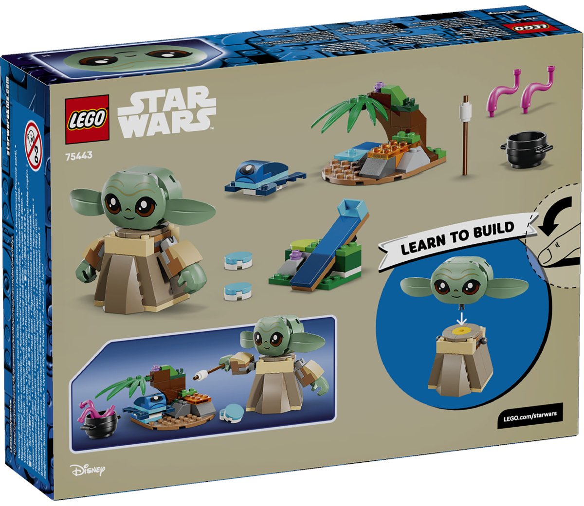 Конструктор LEGO Дом Грогу Star Wars 75443, деталей 107 шт