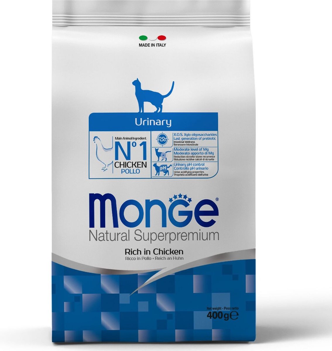 Сухой корм Monge Urinary с курицей 400гр
