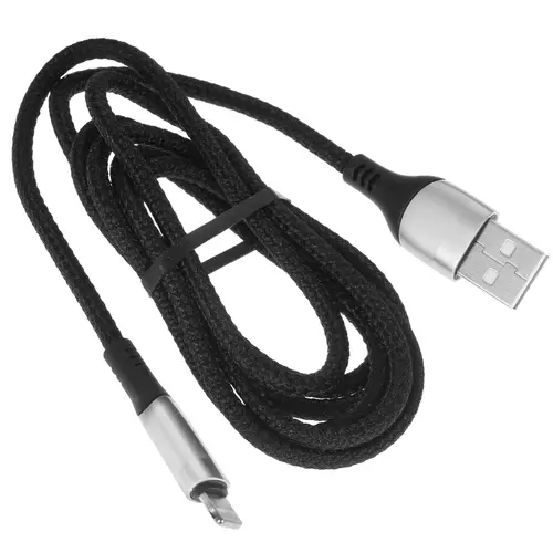Кабель TFN USB - Lightning TFN-C-BLZ-AL1M-NI 1.2м черный