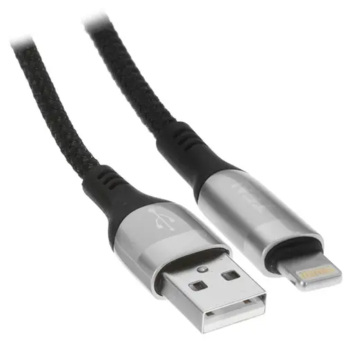 Кабель TFN USB - Lightning TFN-C-BLZ-AL1M-NI 1.2м черный