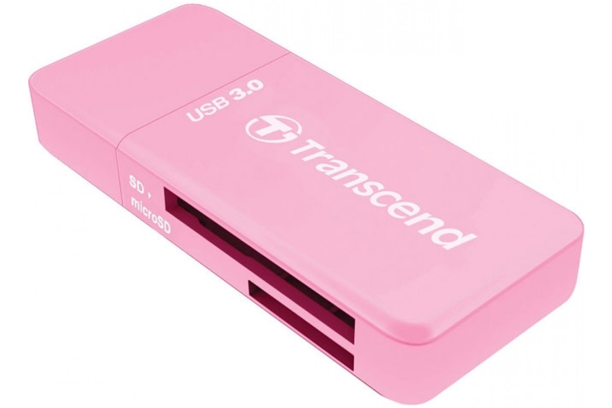 Картридер Transcend TS-RDF5R розовый