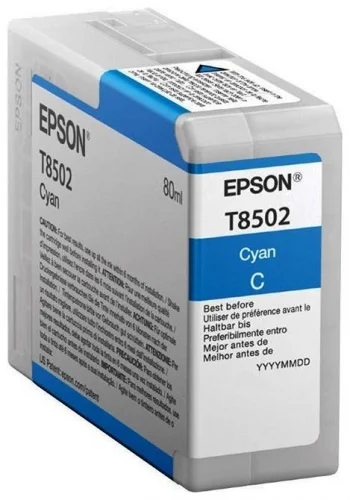 Картридж струйный Epson C13T850200 T850200 Голубой 