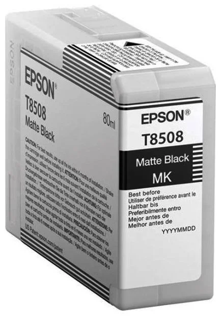 Картридж струйный Epson C13T85080N T850800 Matte Black 
