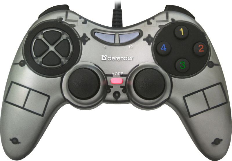 Геймпад Defender Zoom USB Xinput серый купить,NaN