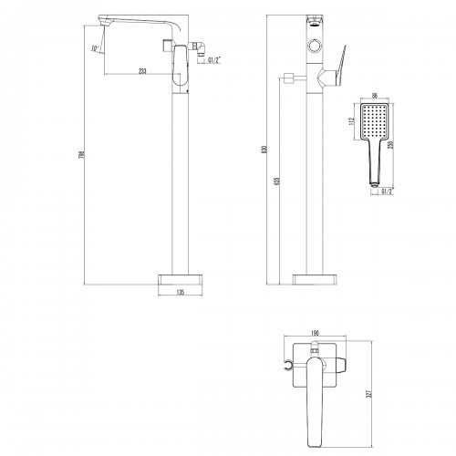 Смеситель Lemark LM3744BL черный купить,0