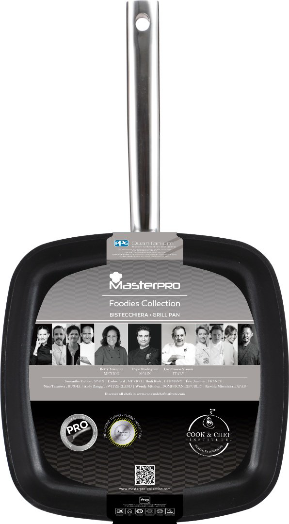 Сковорода-гриль Bergner Masterpro Foodies BGMP-3510 28 см купить,24558
