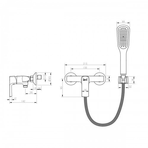 Смеситель Lemark LM7203BL черный купить,NaN