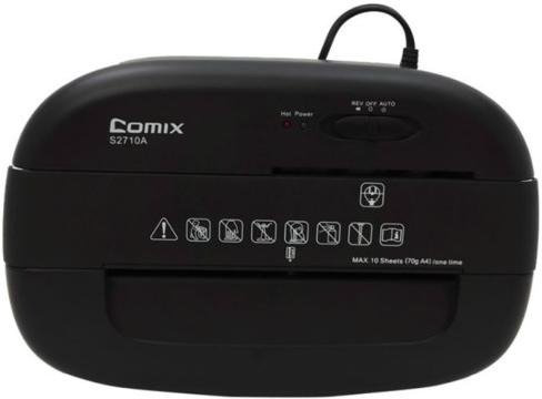 Шредер Comix S2710A чёрный - ForteMarket Шредер Comix S2710A чёрный купить,50165