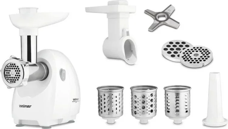 Мясорубка Zelmer ZMM4045B белая купить,0