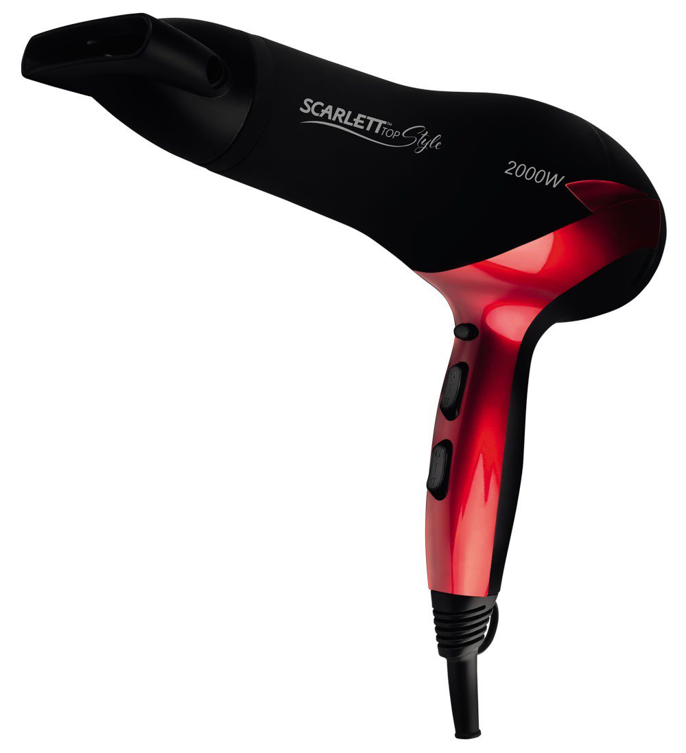  Фен Scarlett SC-HD70I47 черно-красный купить,NaN