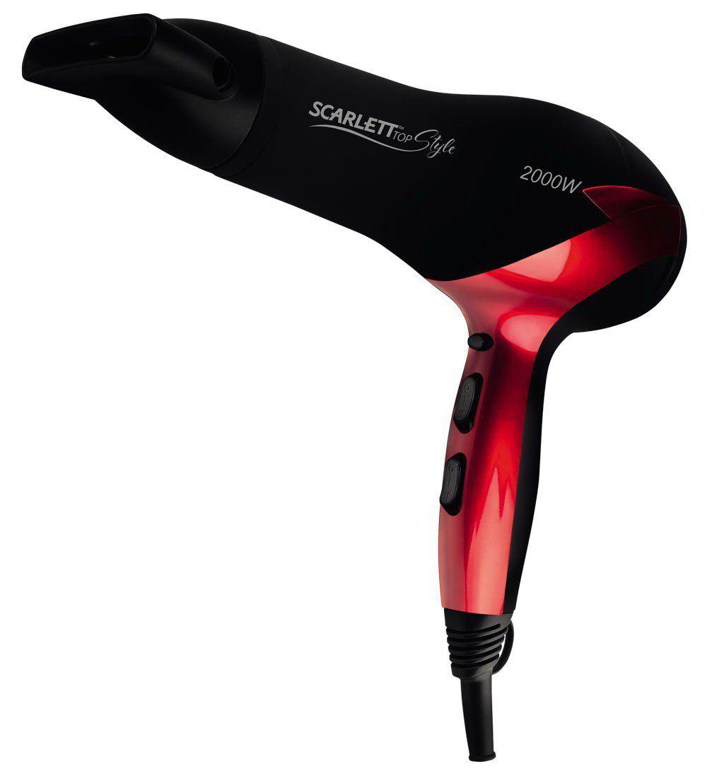  Фен Scarlett SC-HD70I47 черно-красный купить,NaN