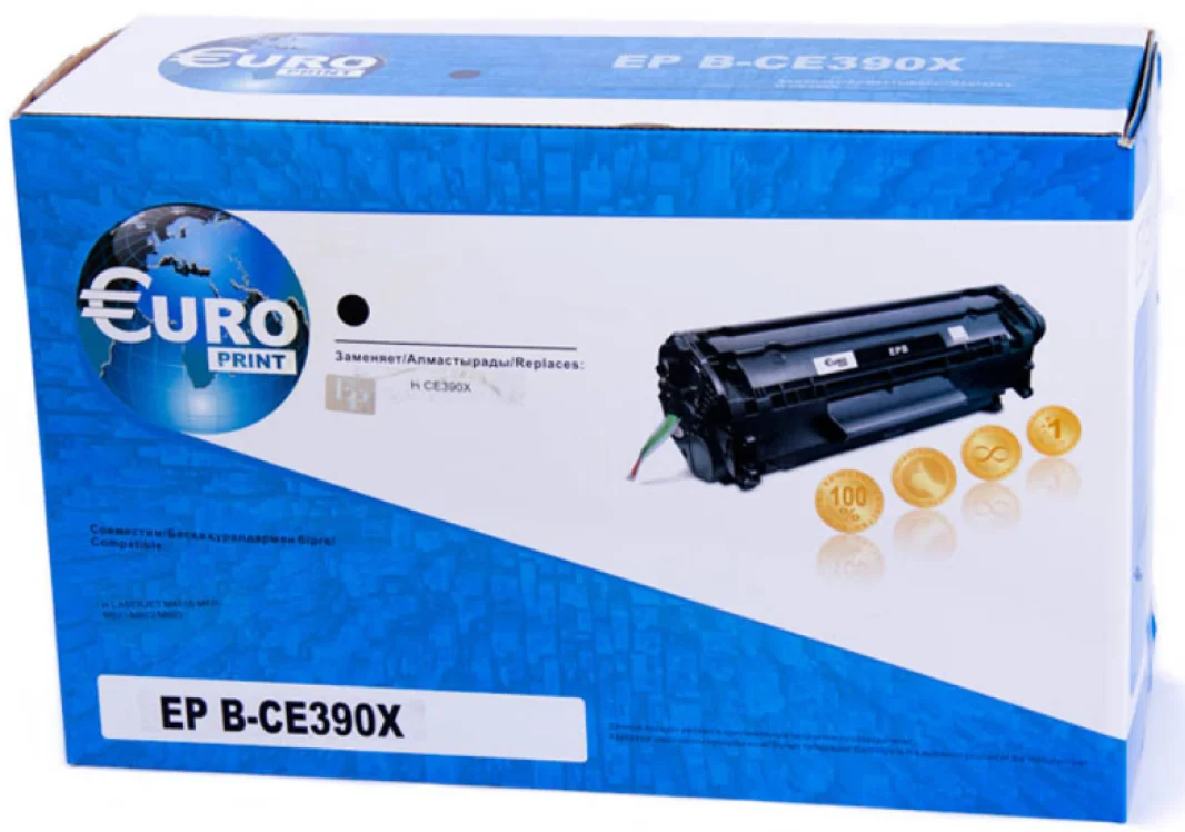 Картридж Europrint CE-390Х, Black