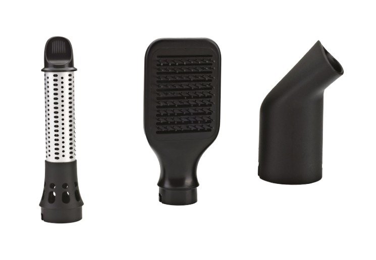 Фен-щетка Centek CT-2058 черно-розовая купить,0