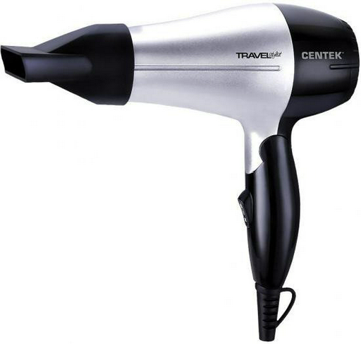 Фен Centek CT-2258 черно-серебристый
