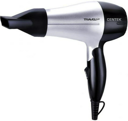 Фен Centek CT-2258 черно-серебристый