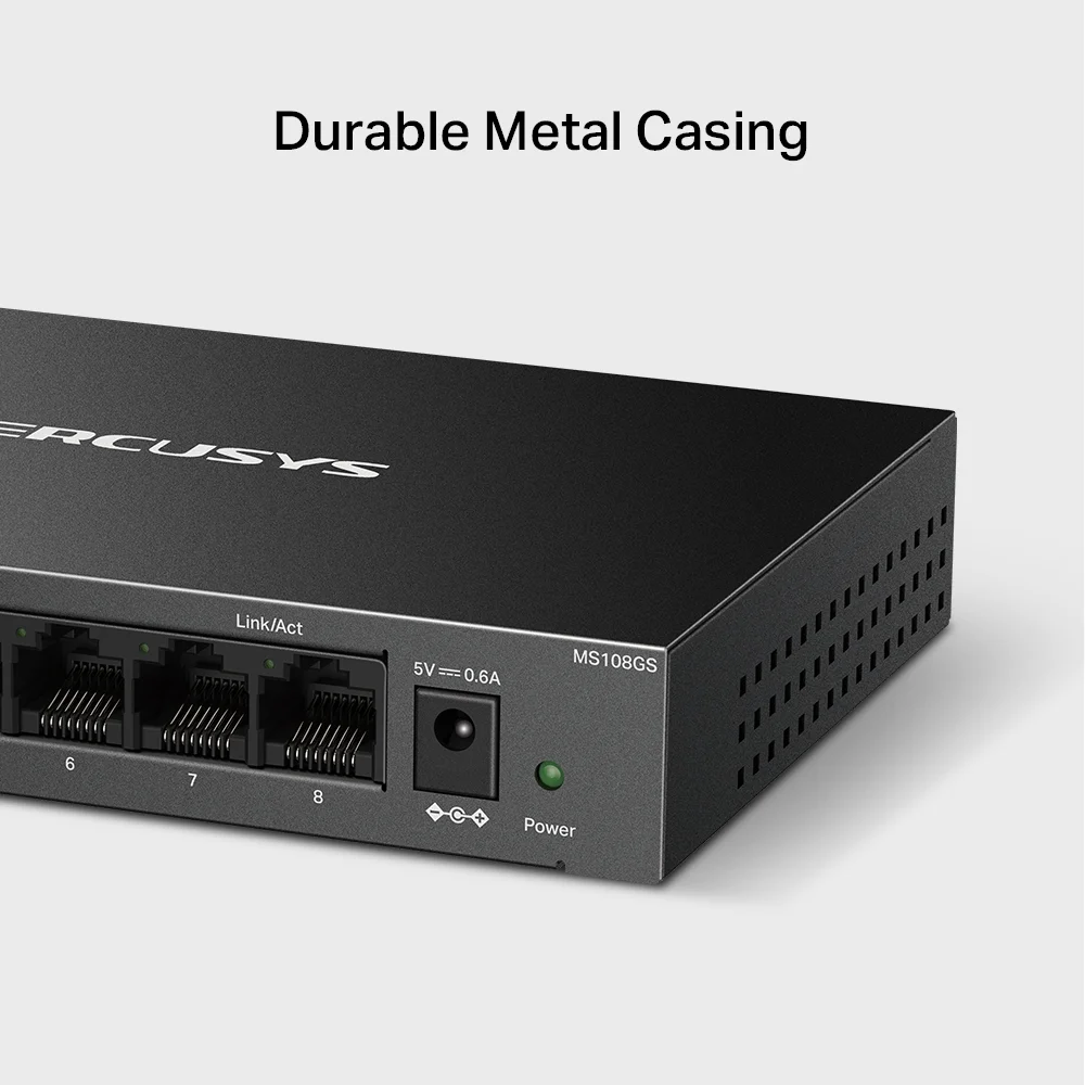 Коммутатор Mercusys MS108GS Black купить,0