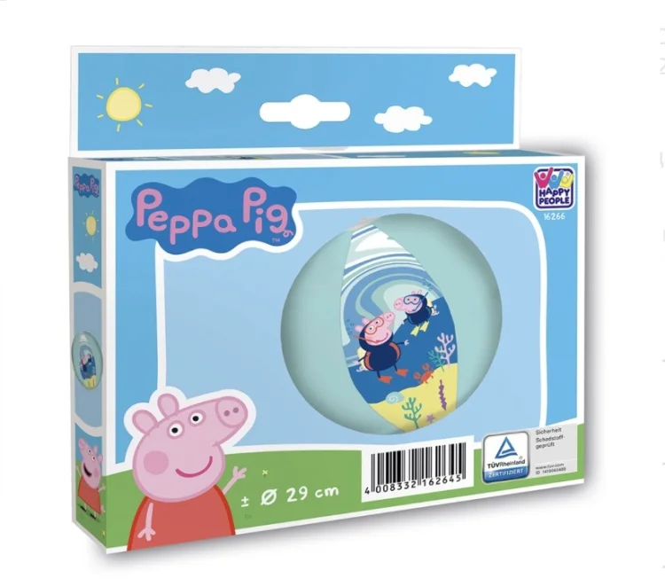 Надувной мяч Happy People Peppa Pig 16264 29см