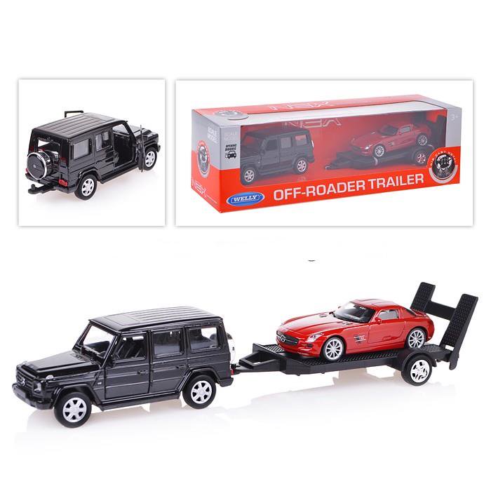 Игровой набор Welly Mercedes-Benz G-Class Mercedes-Benz SLS AMG C197 купить,NaN
