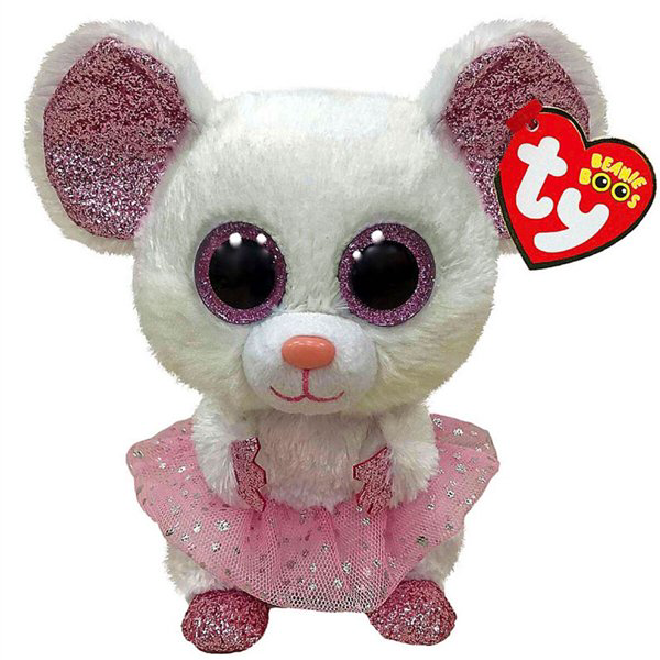 Мягкая игрушка TY Beanie Boo's Мышка балерина Нина 15см купить,NaN