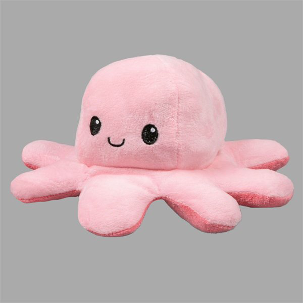 Мягкая игрушка Octopus  Осьминог-перевертыш  30см розовая-светло-розовая купить,NaN
