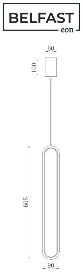Люстра подвесная SVET KZ LED, кол-во ламп: 1 шт купить,NaN