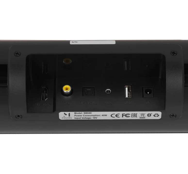 Саундбар Music Public Kingdom SB040 Black