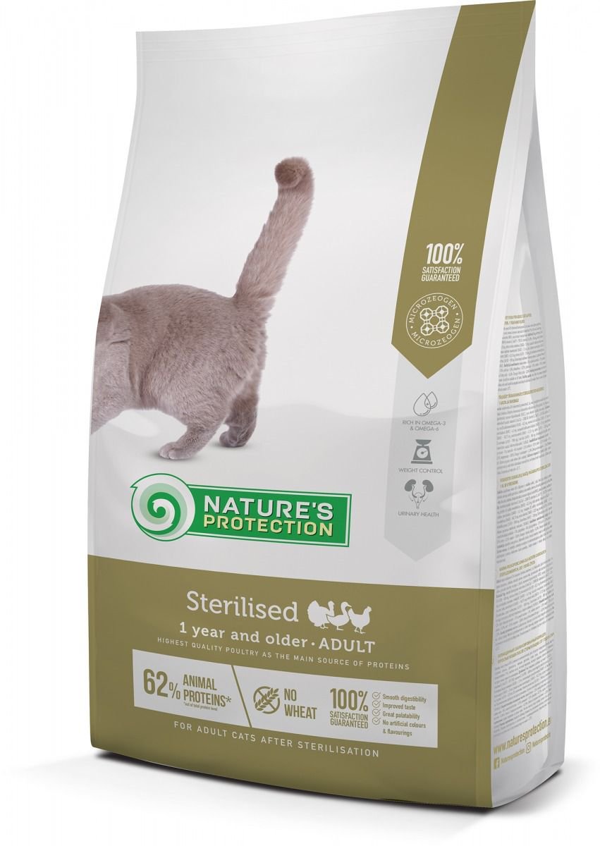 Сухой корм Nature's Protection Sterilised с птицей 2кг