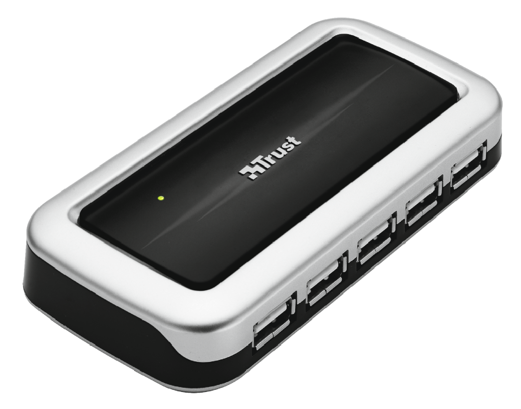 USB Hub Trust 10 Port Desktop 16131 черный купить,NaN